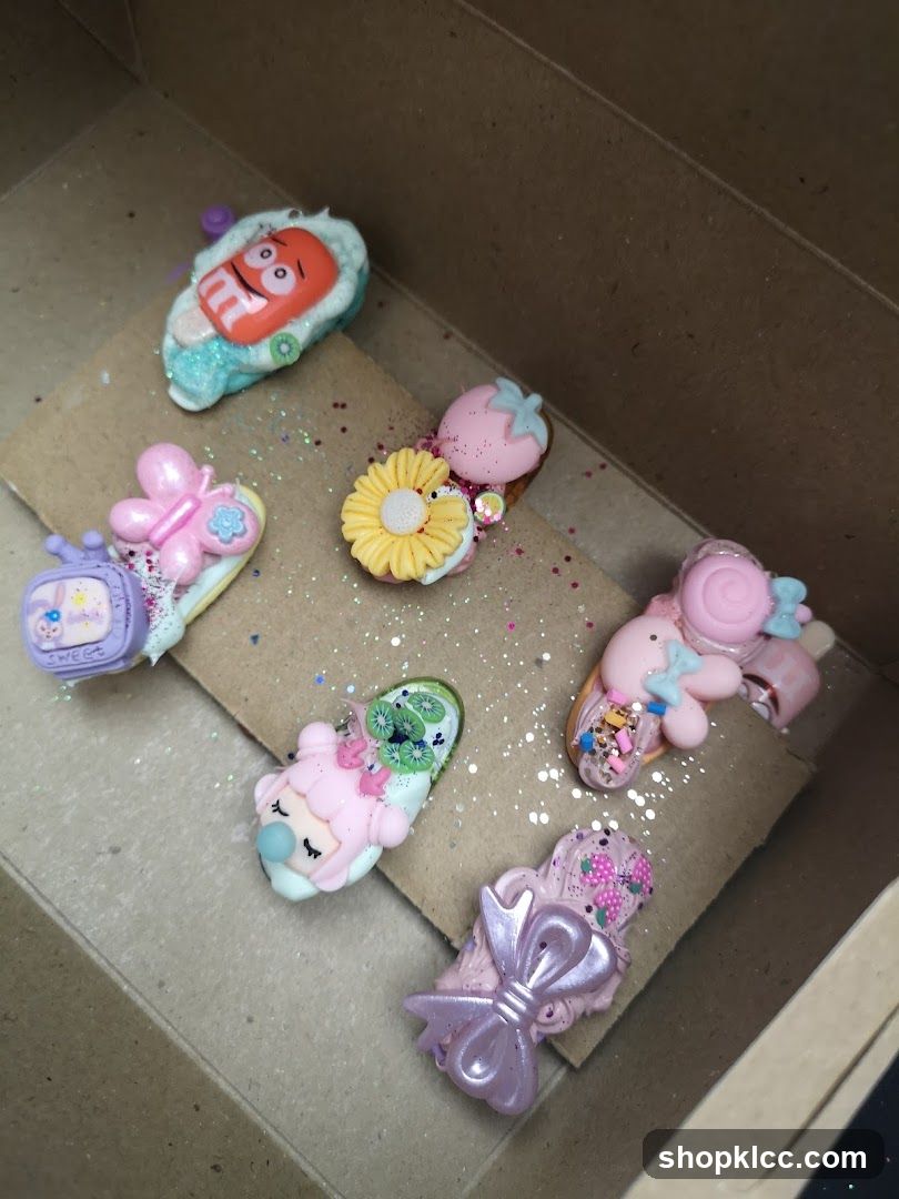 Assortment of kawaii charms
