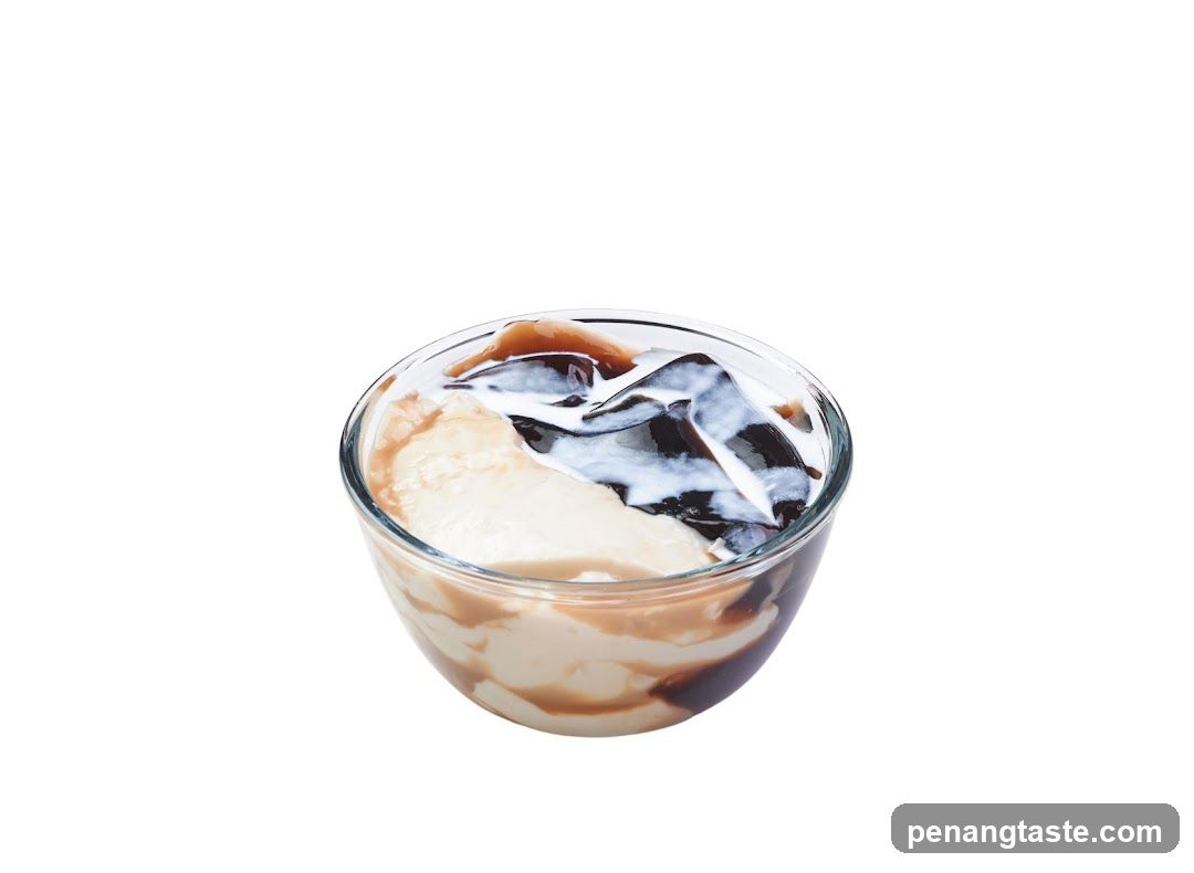 Dessert in a glass bowl
