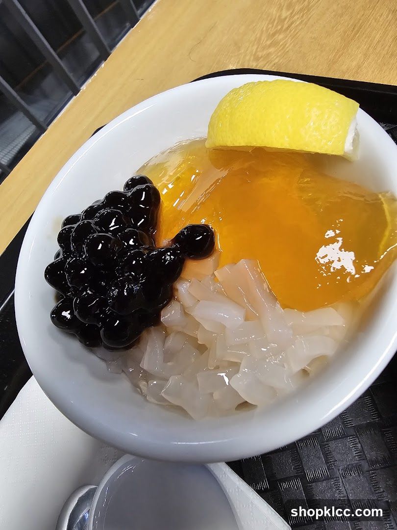 Dessert with Tapioca and Jelly