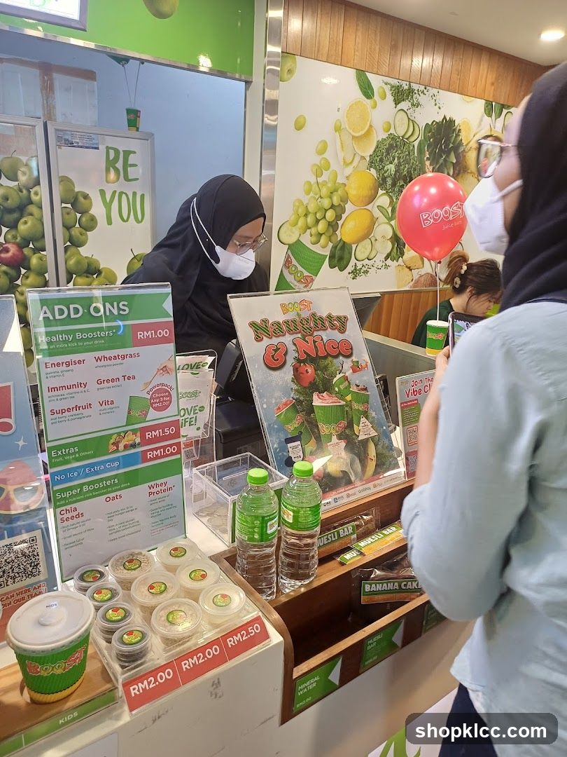 Boost Juice Bar Counter