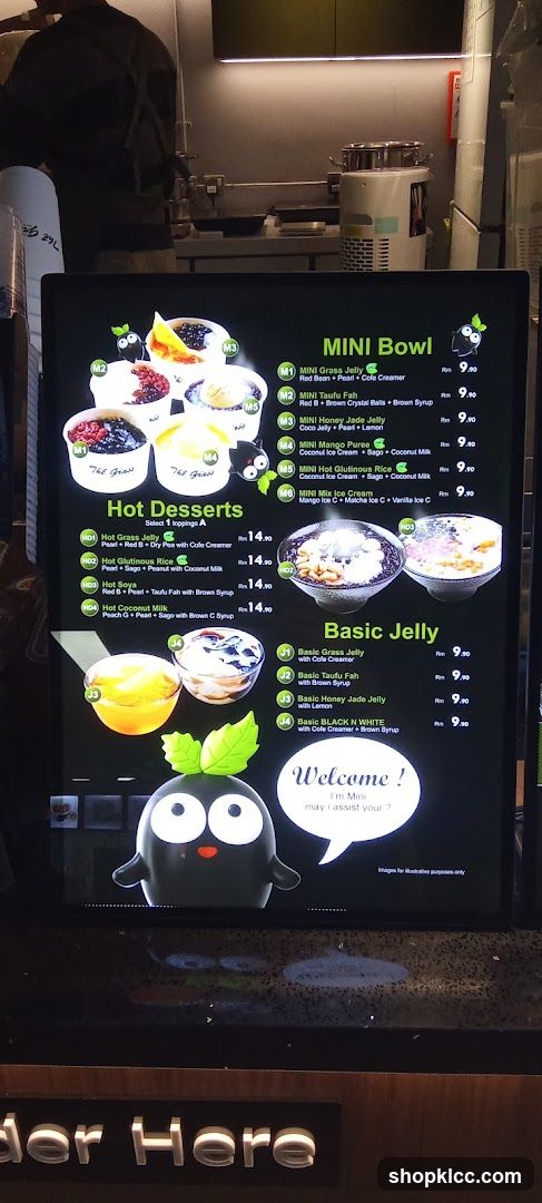 Dessert Menu