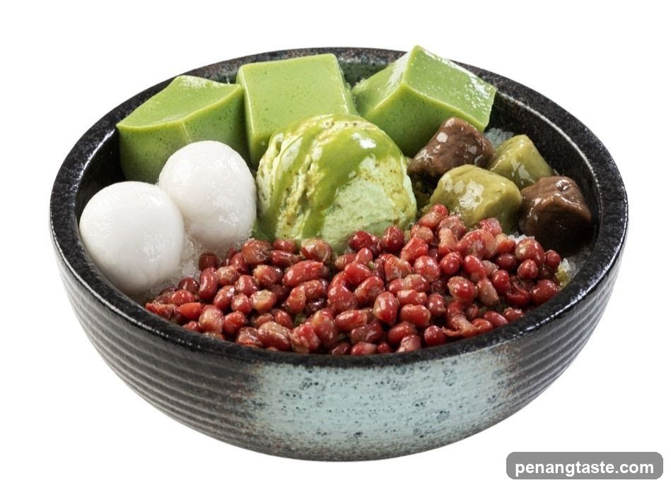 Matcha dessert bowl
