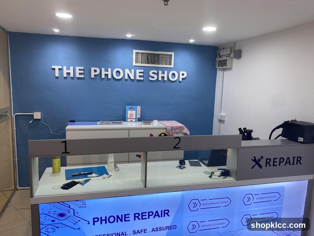 Phone Repair Shop Interior