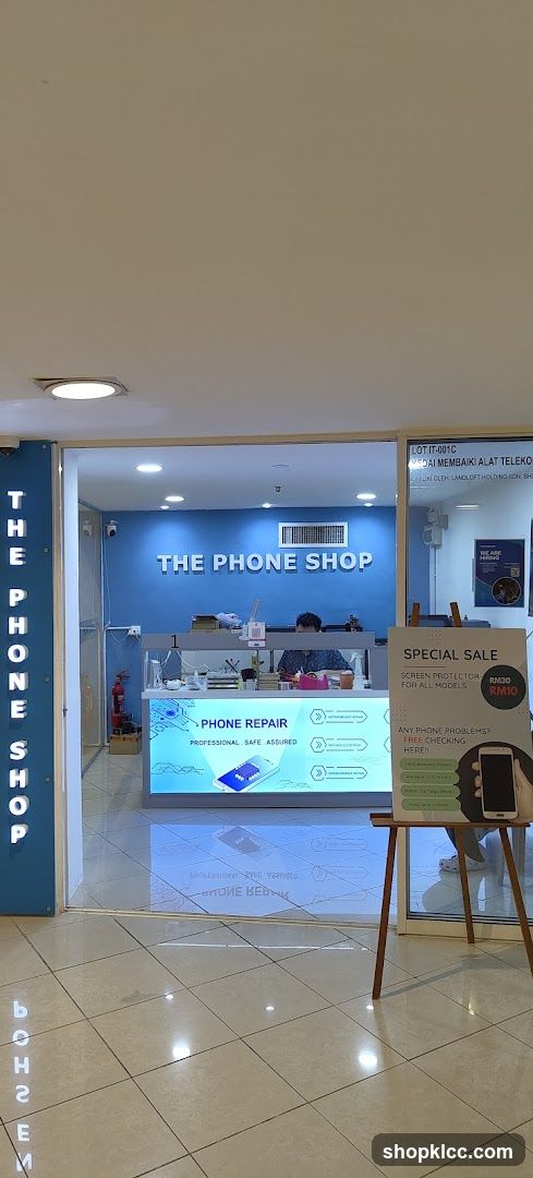 Phone Repair Shop Interior View