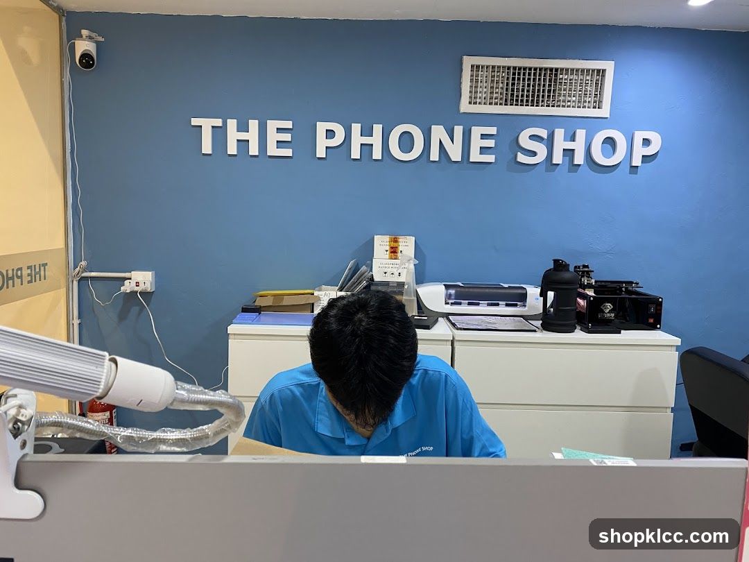 The Phone Shop Interior