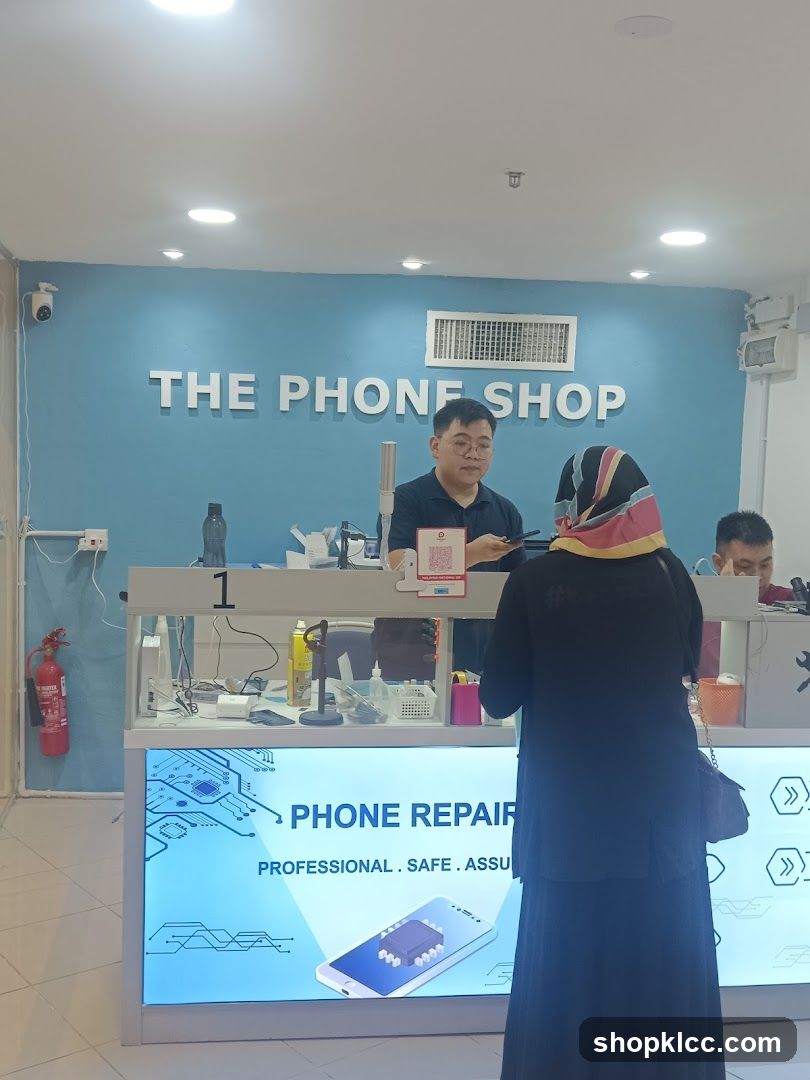 Phone Repair Shop Interior