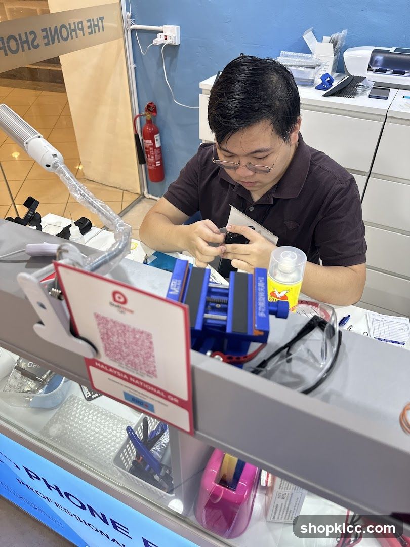Phone Repair Shop Interior
