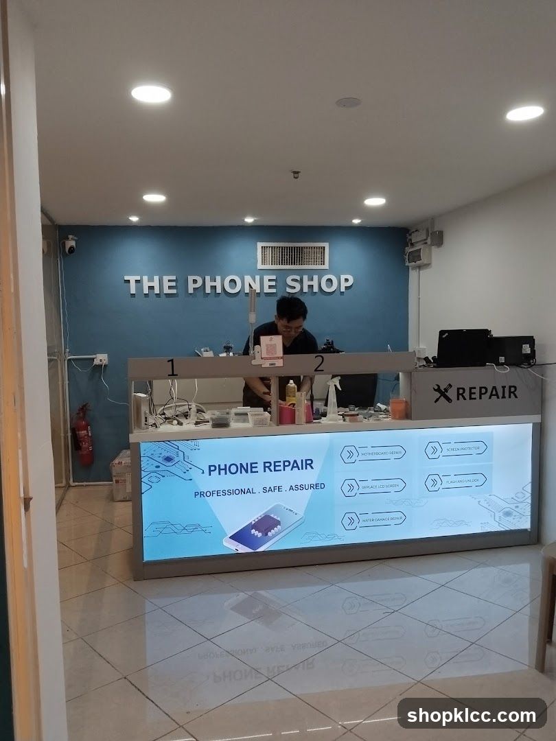 Phone Repair Shop Interior