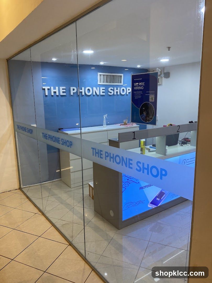 Phone Shop Interior View