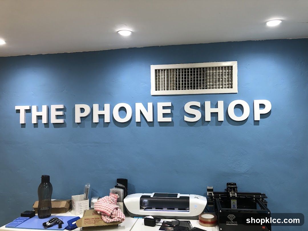 The Phone Shop Interior