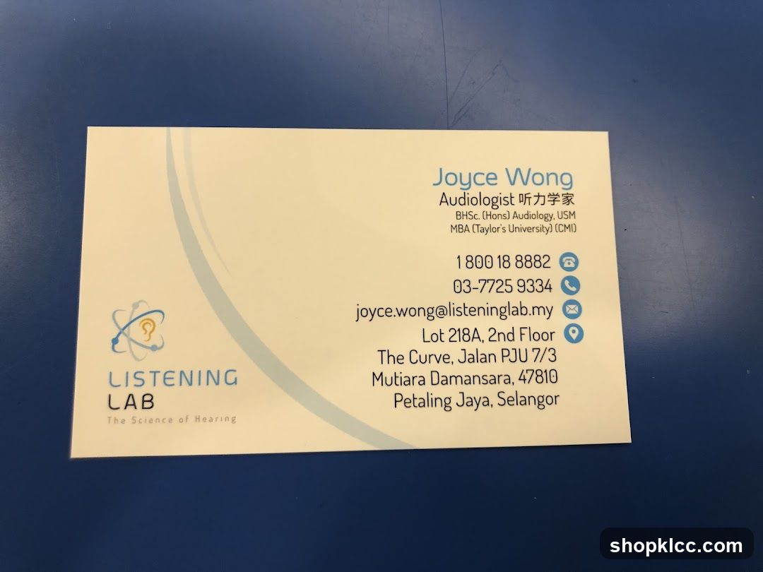 Listening Lab Business Card