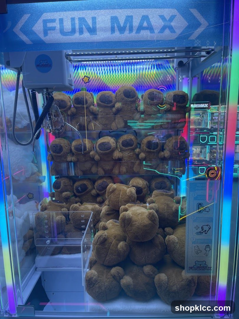 Claw Machine with Stuffed Animals