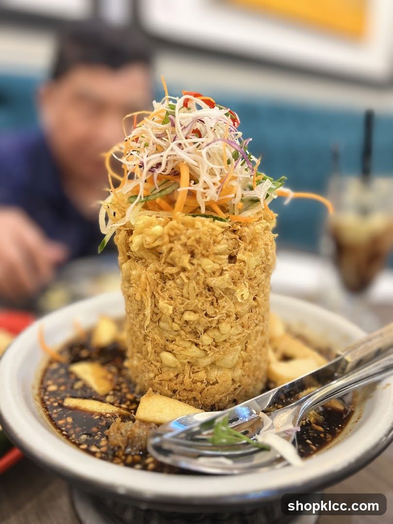 Crispy Fried Dish with Toppings
