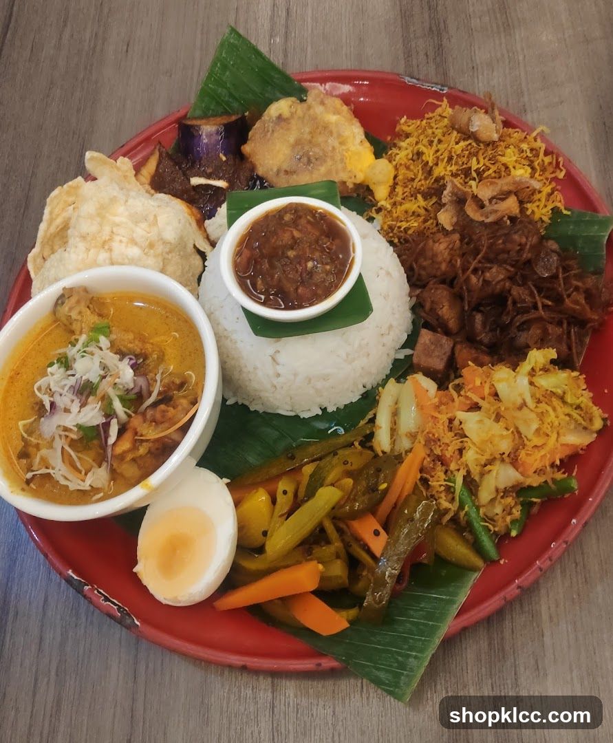 Nasi Lemak Plate