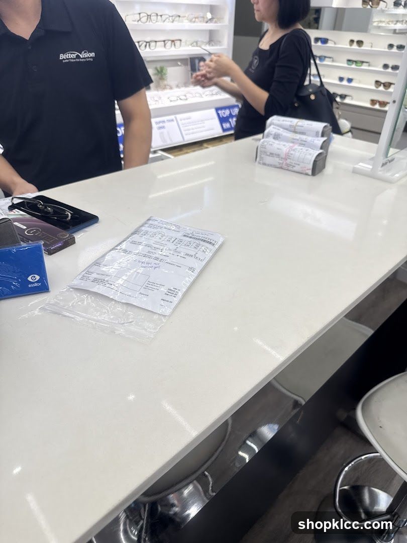 Optician's Counter