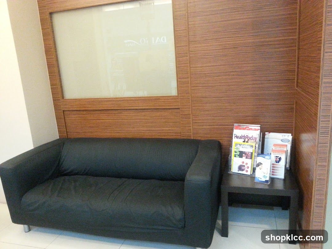 Waiting Area with Magazine Rack