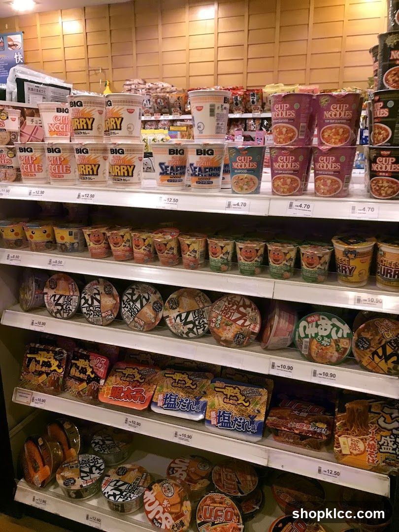 Instant Noodle Shelf Display