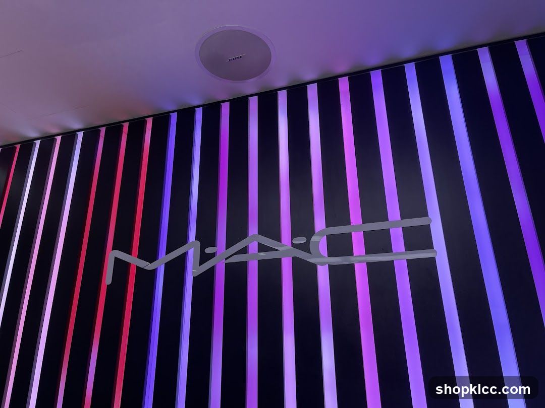MAC Cosmetics Interior Wall Display