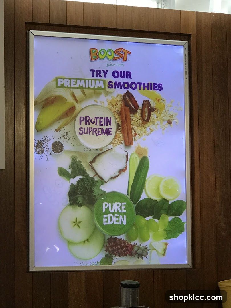 Boost Juice Bar Smoothie Ad
