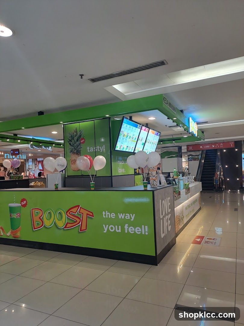 Green Juice Stand Interior