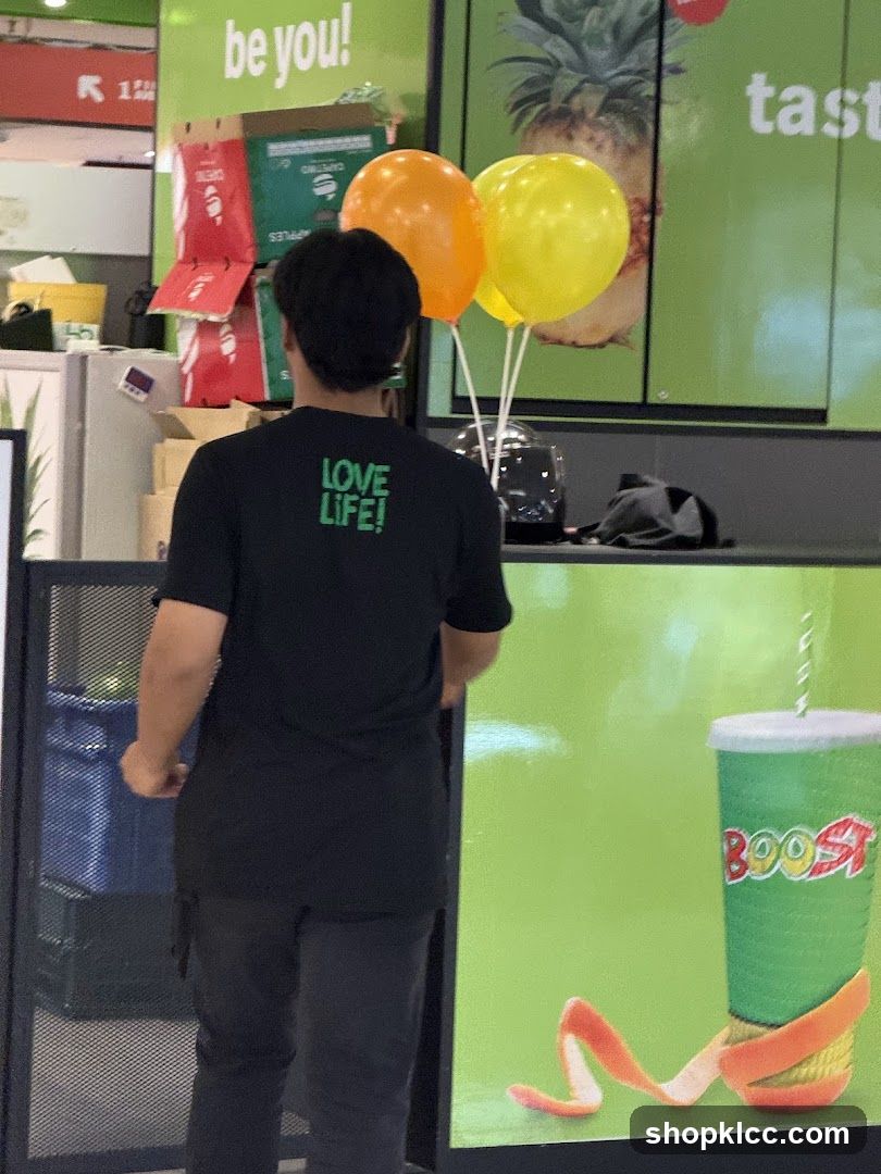 Boost Juice Store Interior