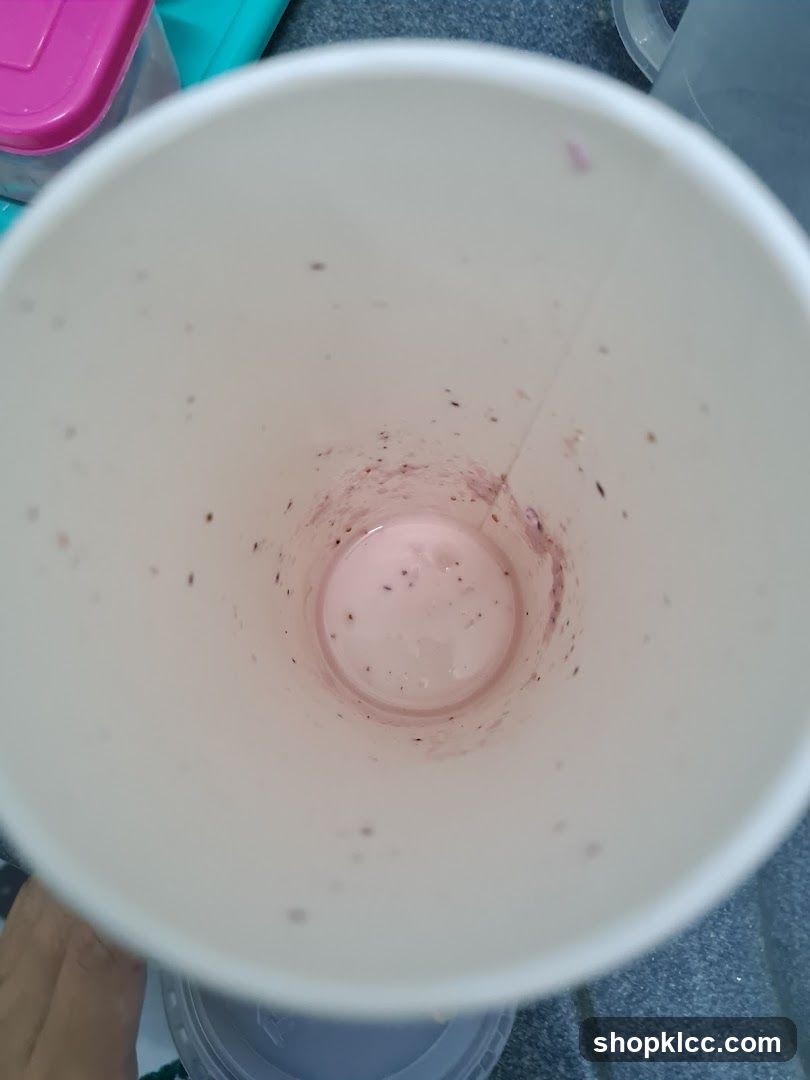 Empty Cup with Residue