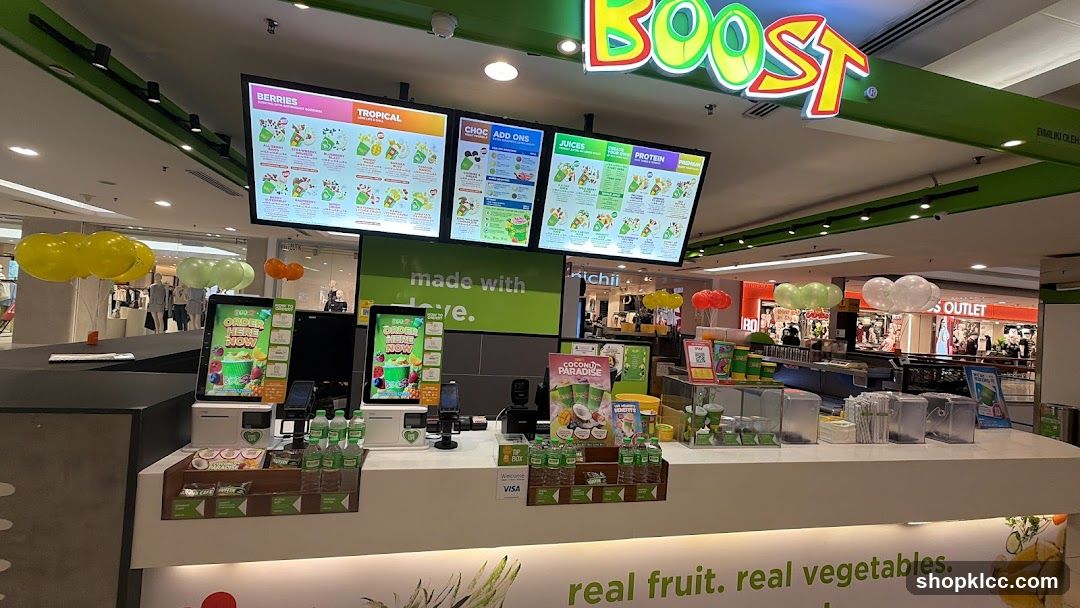 Boost Juice Store Interior