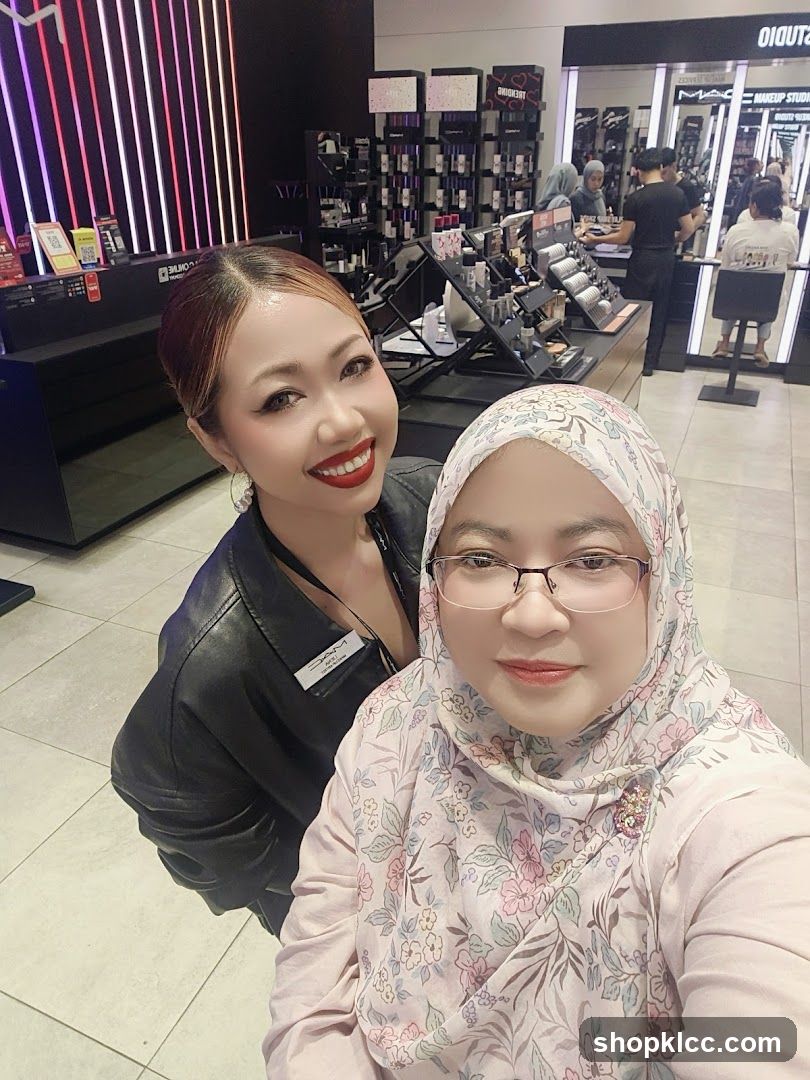 Selfie in Beauty Store