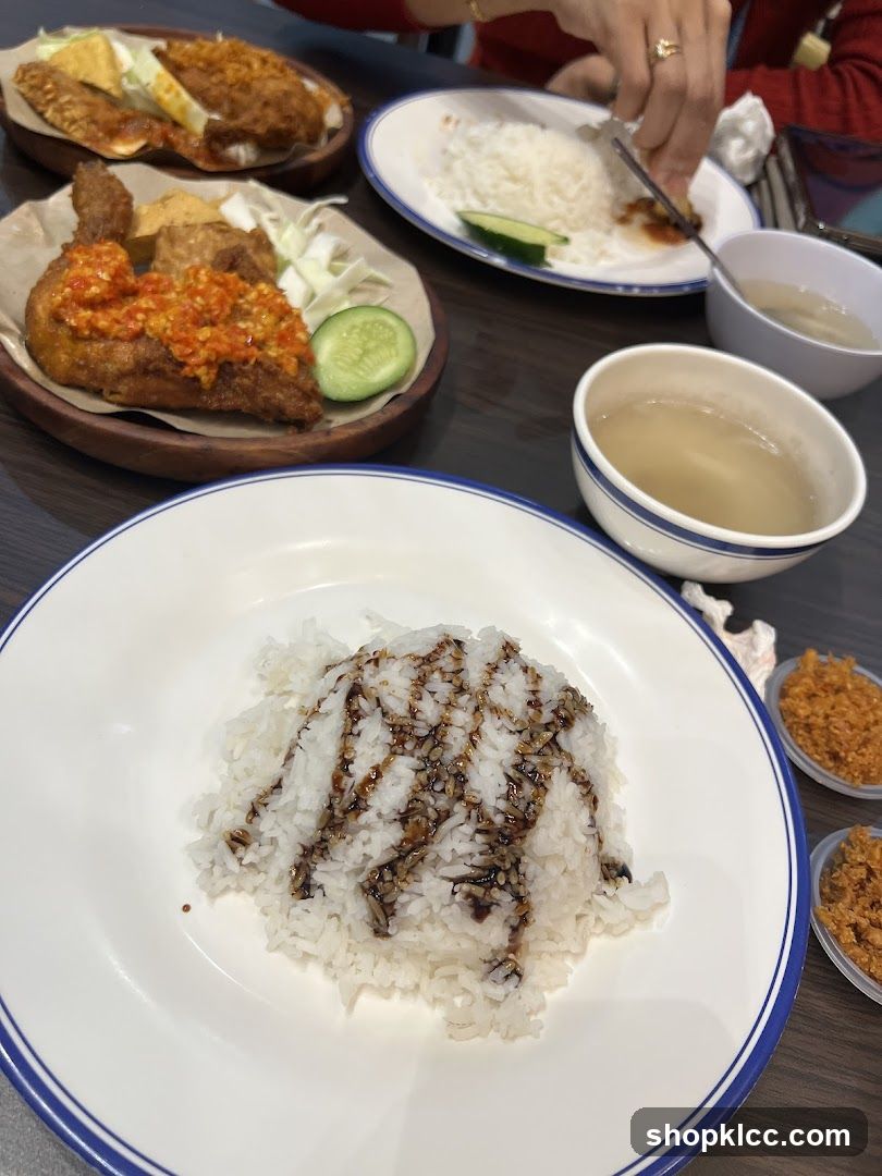 Fried Chicken and Rice