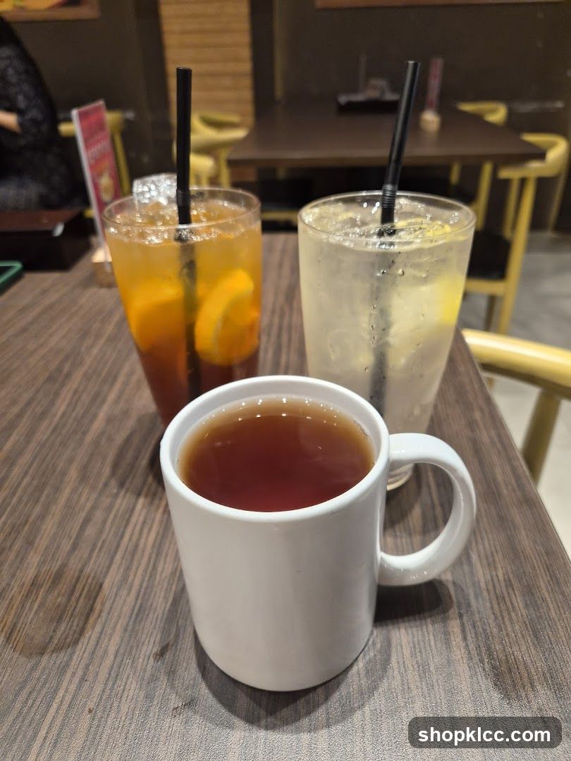 Drinks on a Table