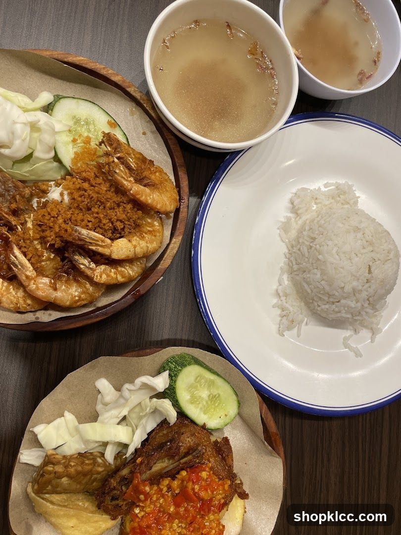 Fried Shrimp and Chicken Meal