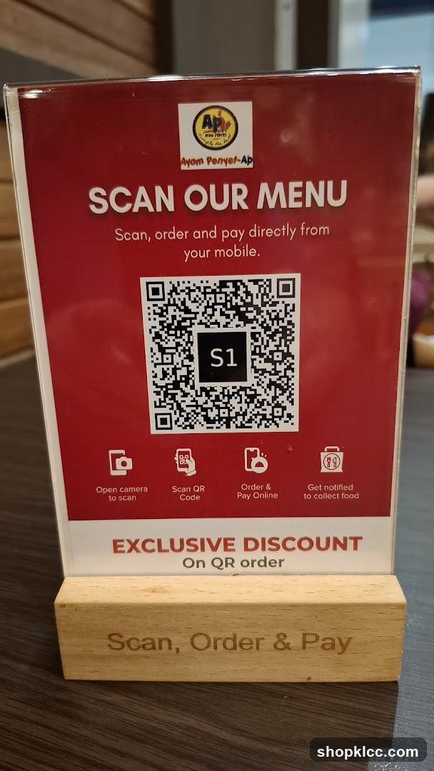 QR Code Menu