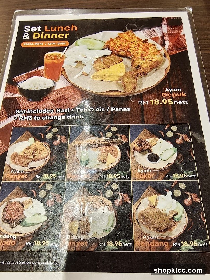 Set Lunch & Dinner