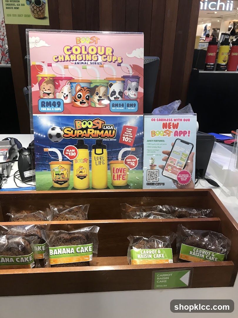 Boost Colour Changing Cups Display