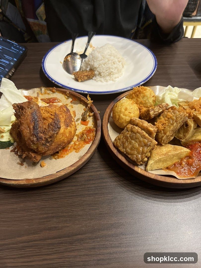 Fried Chicken and Rice