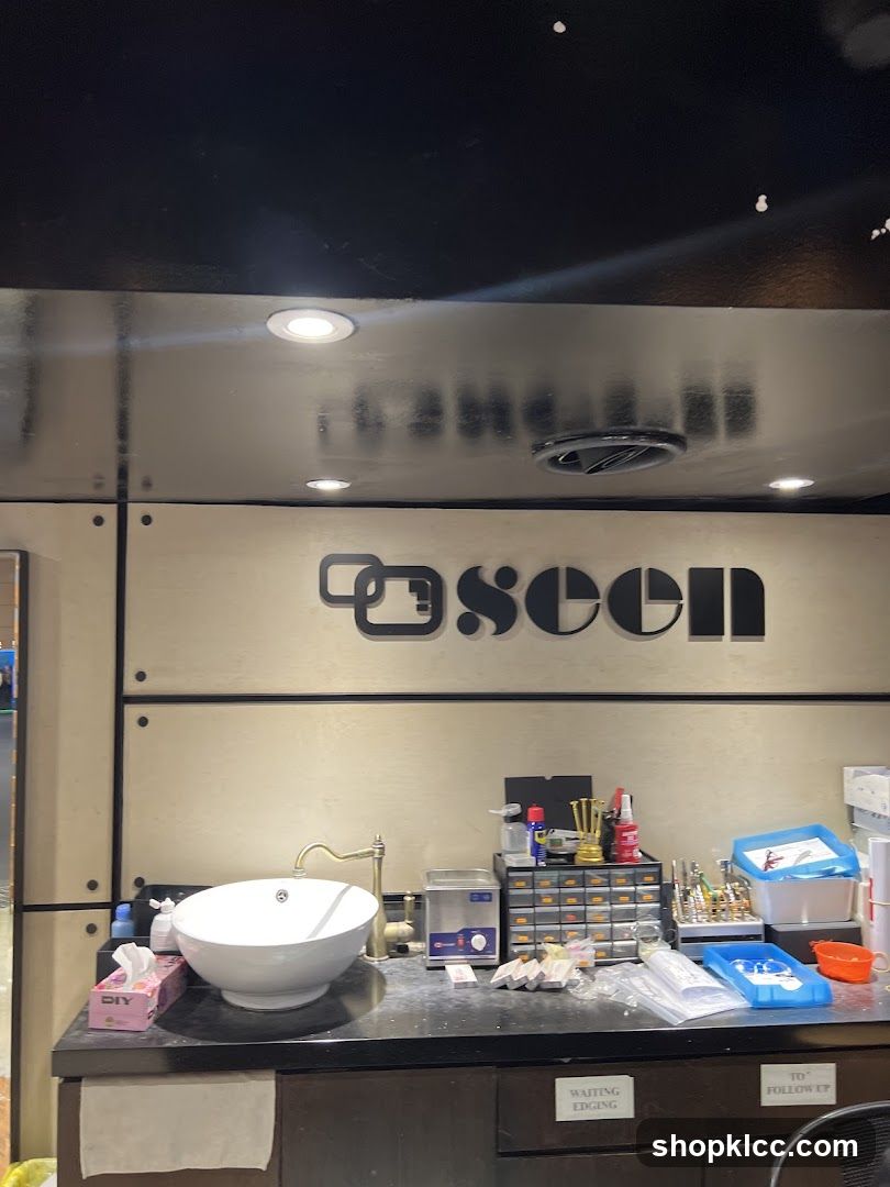 Countertop with Sink and Supplies
