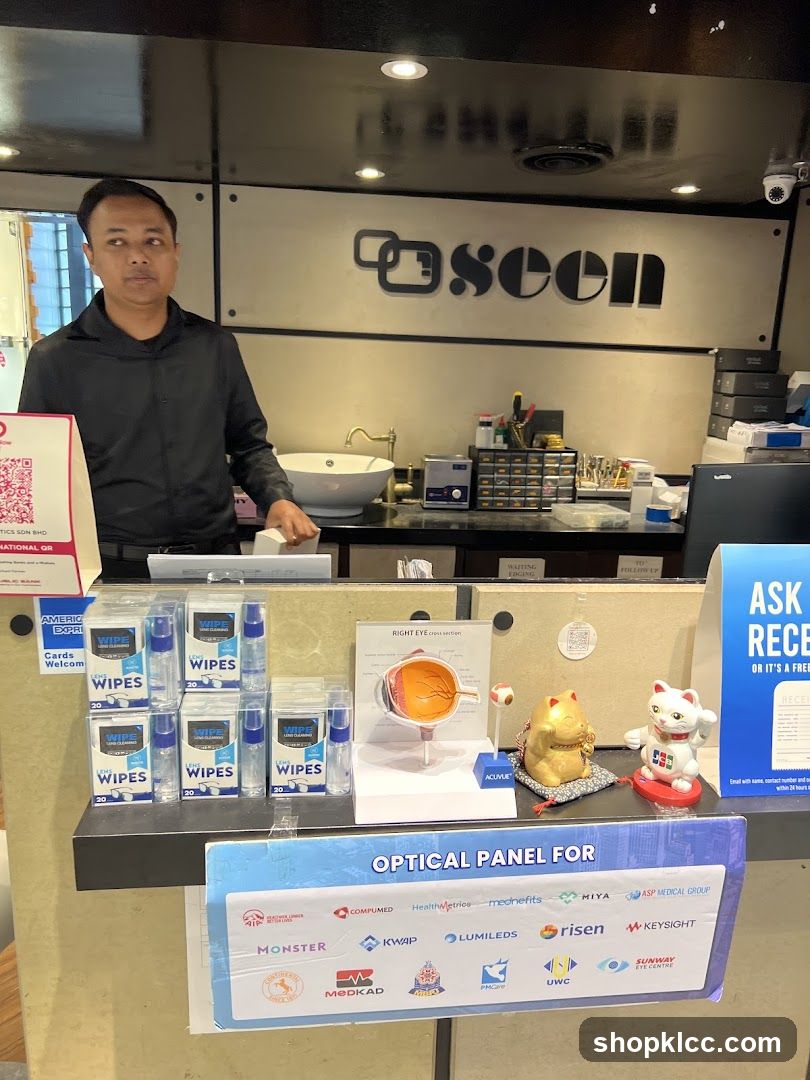Optical Shop Counter