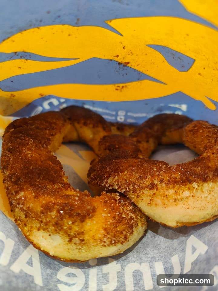 Cinnamon Pretzel on Packaging
