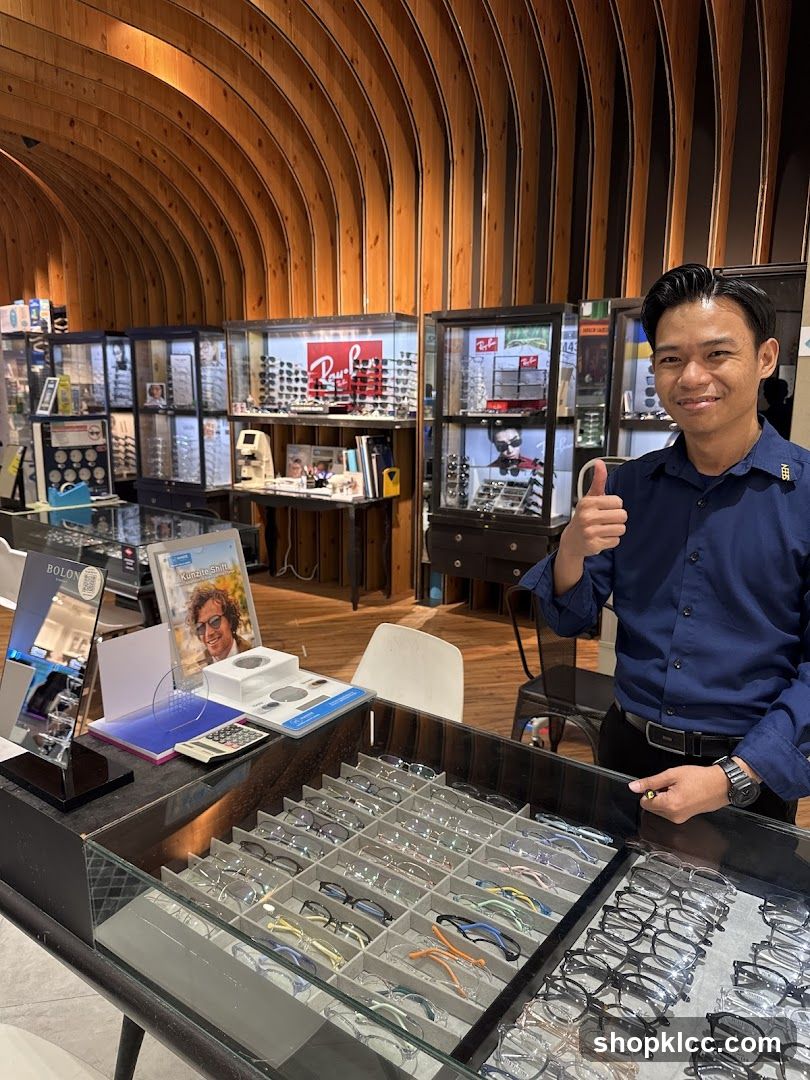 Optician's Store with Displayed Eyewear
