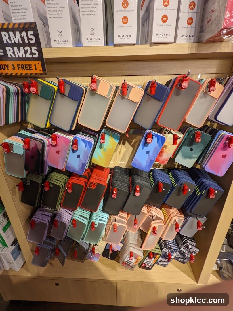 Phone Case Display Shelf