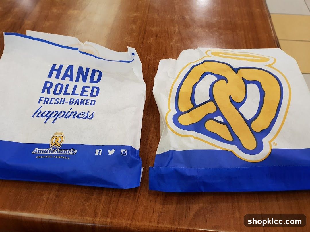 Auntie Anne's Pretzel Bags