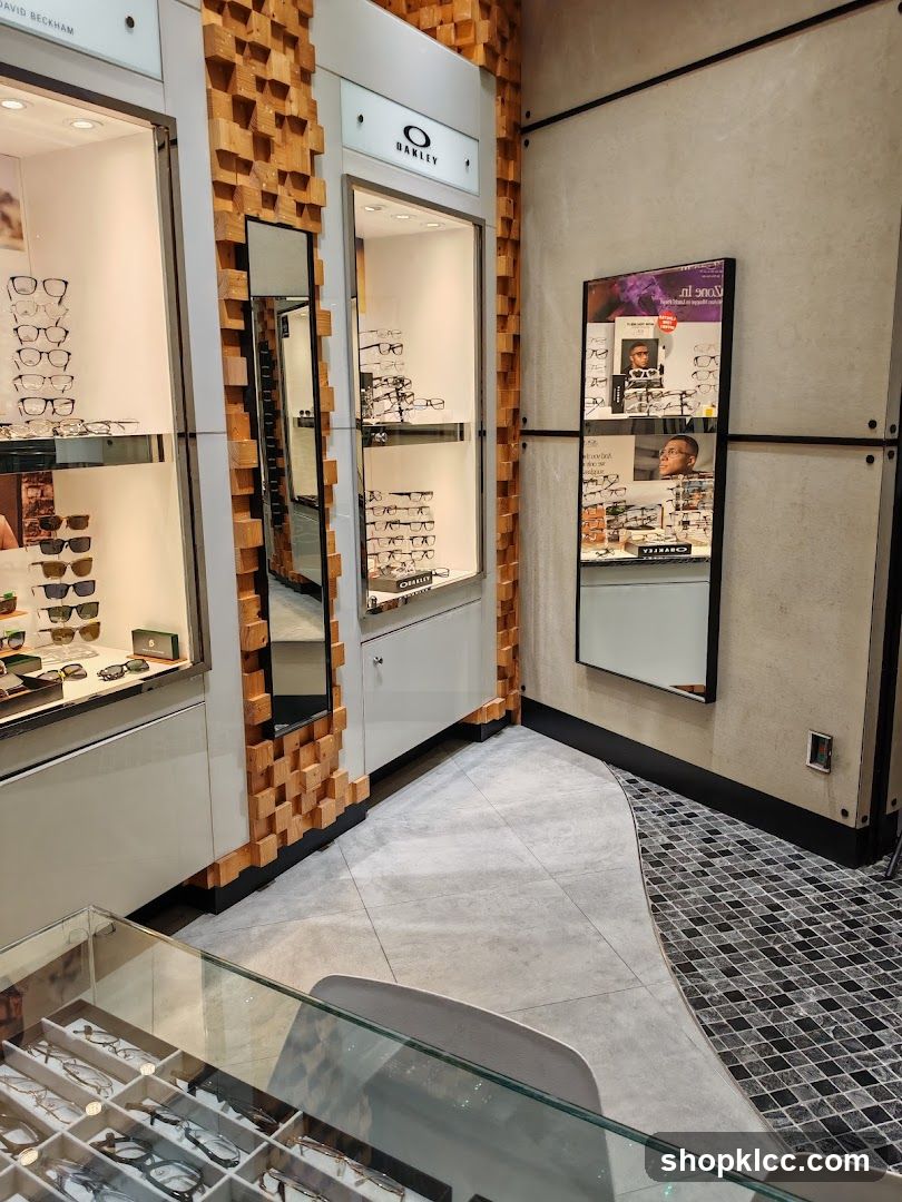 Eyewear store interior