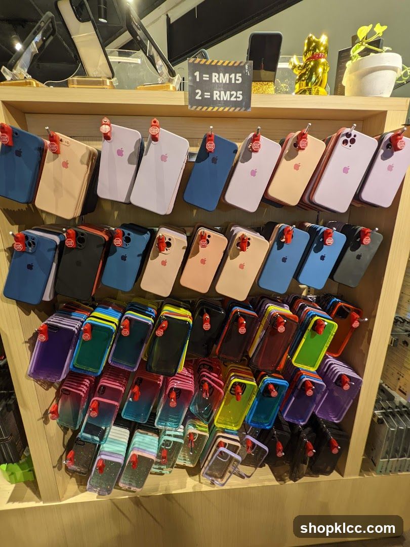 Phone Case Display Shelf