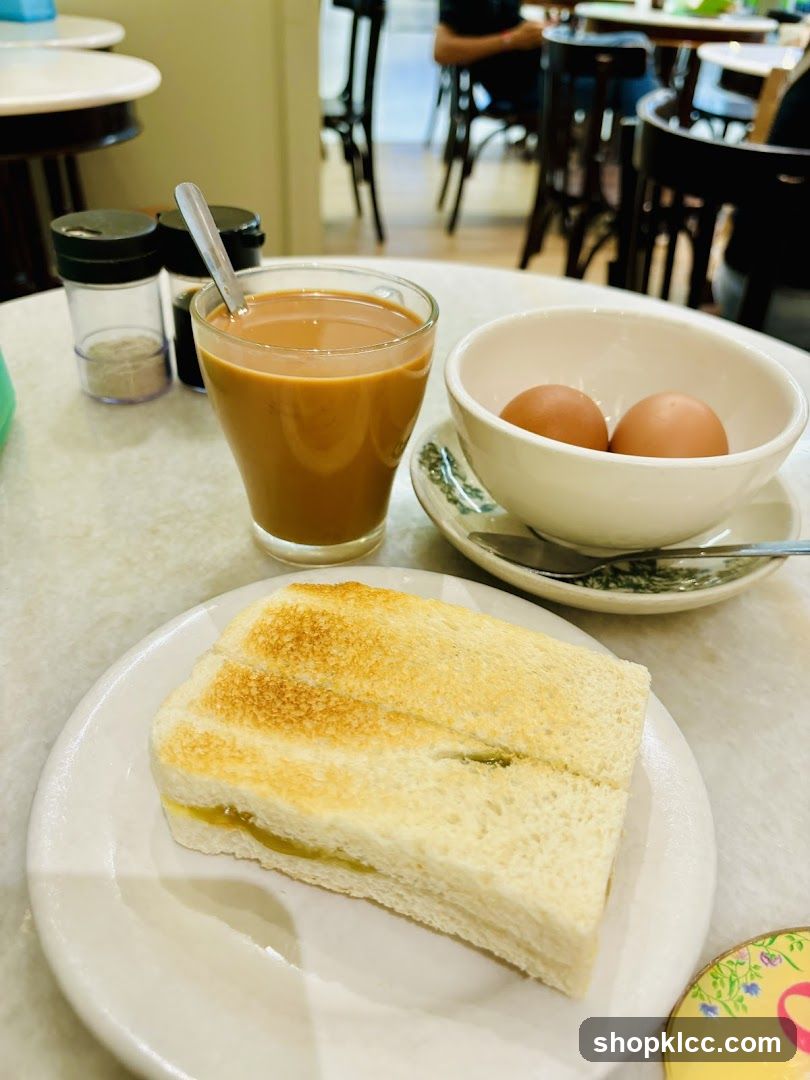 Breakfast Meal at Cafe