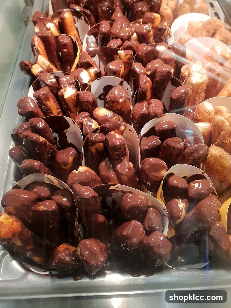 Chocolate Donuts Display