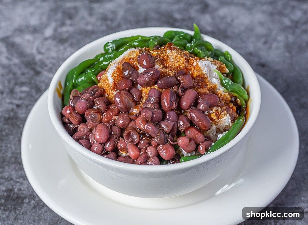 Red Bean and Green Vegetable Bowl