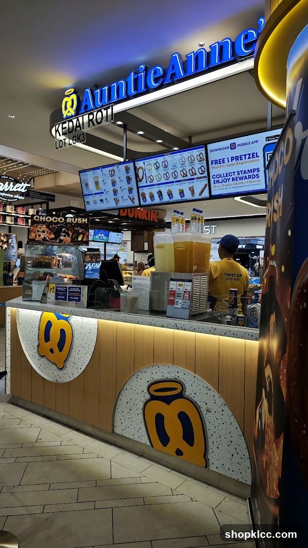Auntie Anne's and Kedai Roti Counter