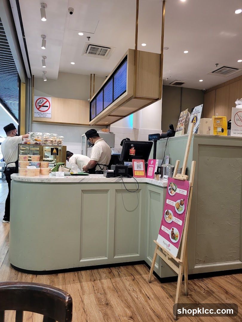 Restaurant Interior Counter View