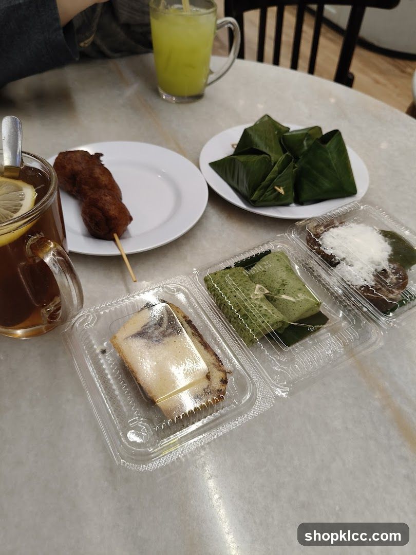 Food Spread on Table