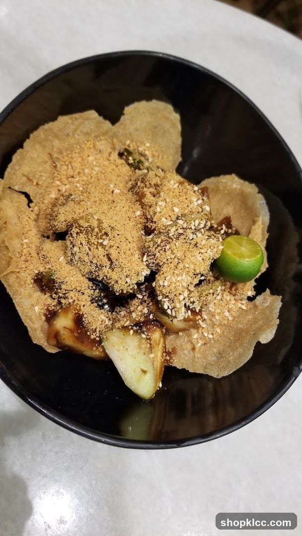 Sambal Omelette with Crispy Rice and Lime